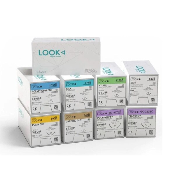 Johnson & Johnson Ethicon Sutures Chromic 4 635H 635H Dens 'N Dente