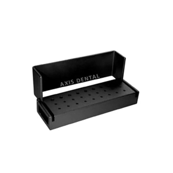 Kerr Bur Block Aluminum 27 Hole Black Swivel Top AB1171B Dens 'N