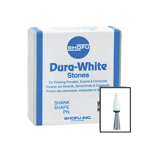 Shofu DuraWhite FG FL2 Stones Polisher 12/BxÂ 0244 Dens 'N Dente