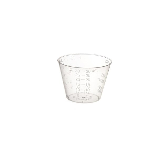 Alliance Plastic Medicine Cups Translucent 100/pk 211800000 Dens