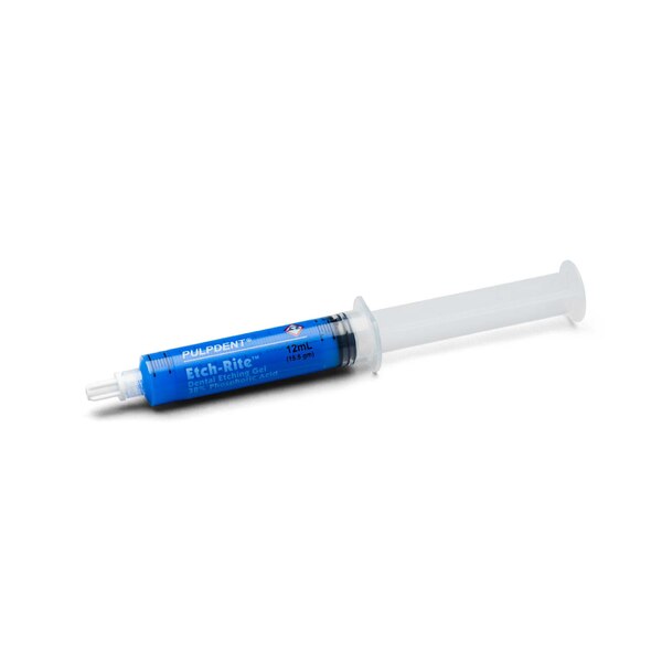 Pulpdent EtchRite™ Dental Etching Gel 38 Phosphoric Acid syringe